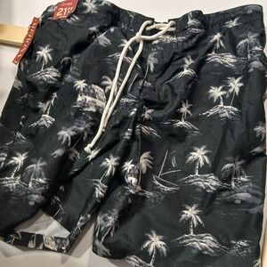 NEW‎ ~ Mens 2X / 2XL ~ Swim Suit Bottoms Trunks ~ Merona Palm 🌴